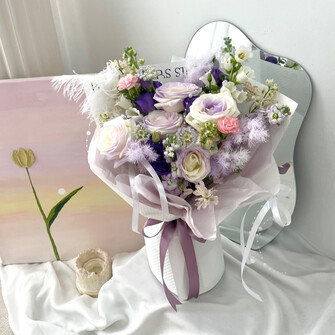 Tropical indigo theme mix blooms 